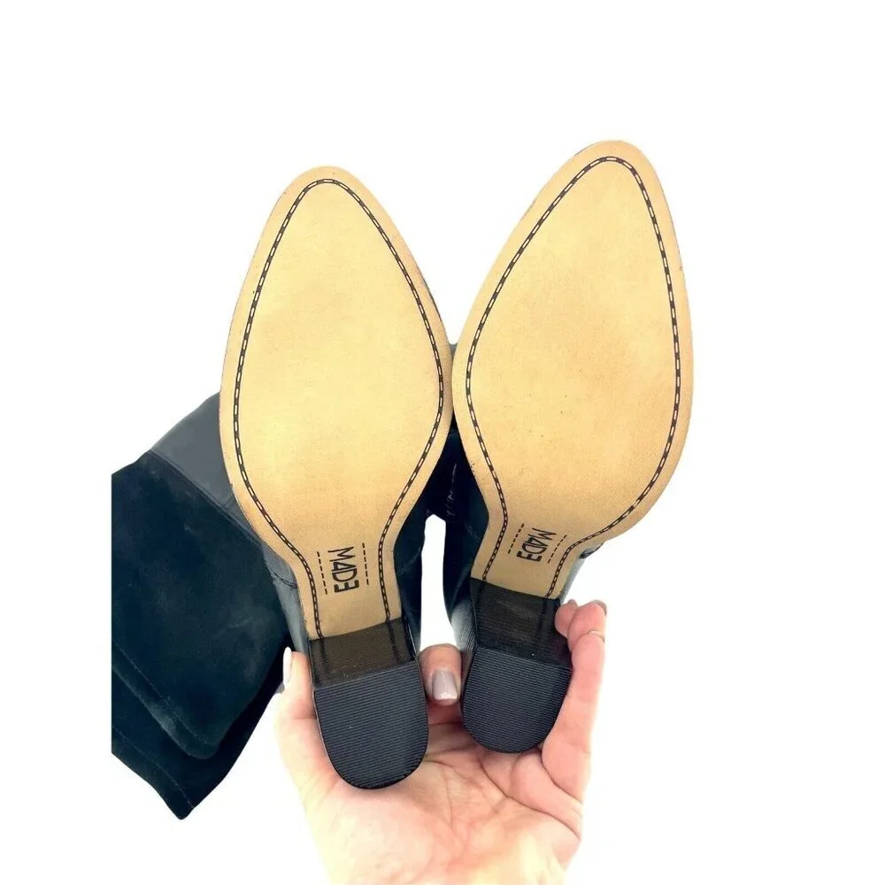 MADE black leather